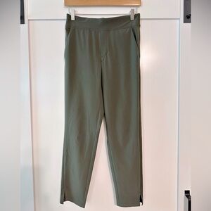 Athleta BROOKLYN MID RISE ANKLE PANT, Olive Green, size 0